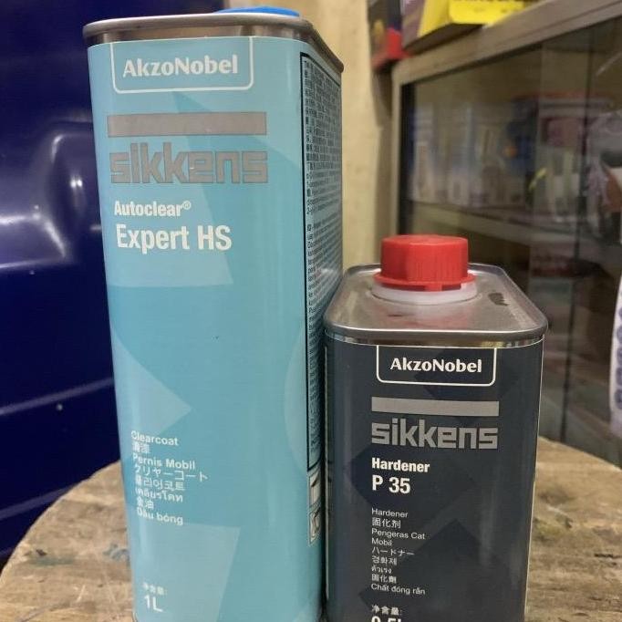 TERMURAH - Vernis Pernis Sikkens hs plus clear coat 1L + 0.5 L - original product