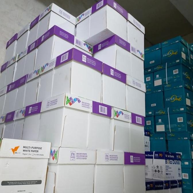 

TERLARIS - kertas HVS F4 75gr (BMO) per dus (5rim)