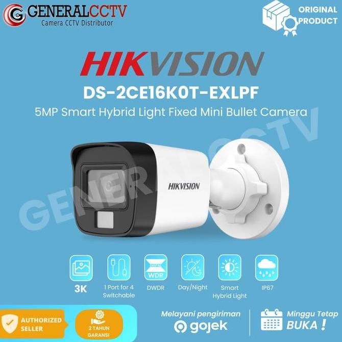 CAMERA CCTV HIKVISION OUTDOOR TURBO HD 5 MP