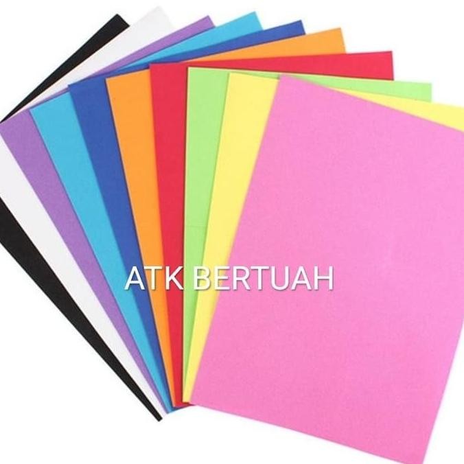 

PAKET 100 LEMBAR KERTAS HVS WARNA A4