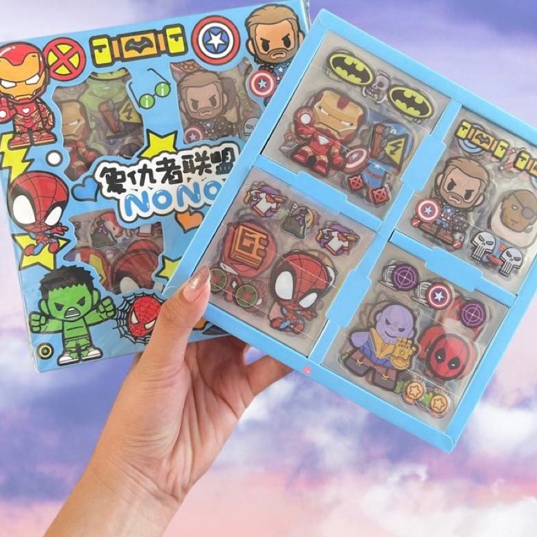 

Sticker Avengers Marvel Anak Cowo Stiker Nono Mix Karakter Avengers Isi 100 Pcs Spiderman Superman Ironman Capten America Hulk Hero Viral