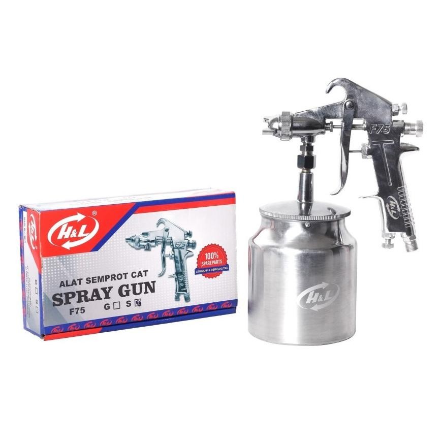 H&L TABUNG BAWAH f75s Spray gun Semprot Cat 75