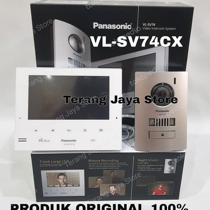 TERMURAH - Video Intercom System Panasonic VL-SV71BX Video Door phone Panasonic