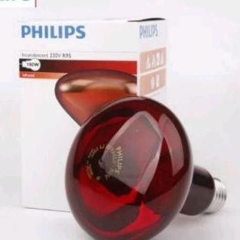 Lampu terapi philip 100 watt lampu infra merah terapi kesehatan