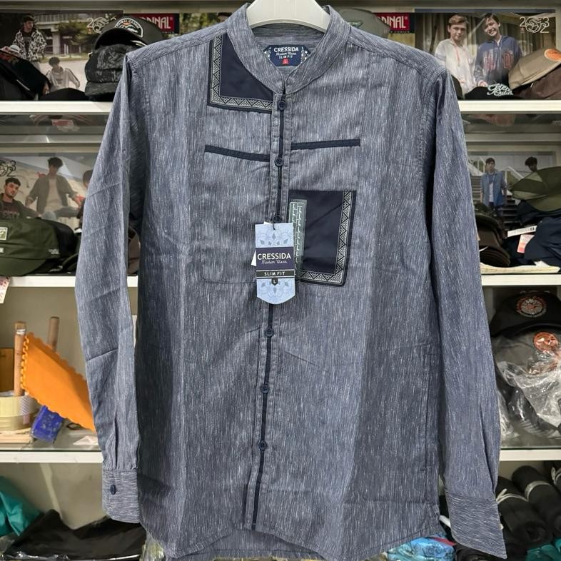 Baju Koko Cressida Lengan Panjang Original JunDW