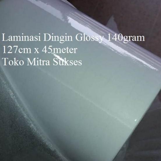 

TERLARIS - Laminasi Dingin Glossy 127cm x 45m x 140gram