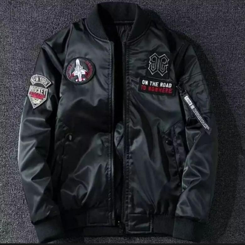 Jaket Bomber Tebal Jaket Pria Jaket On The Road JunDW