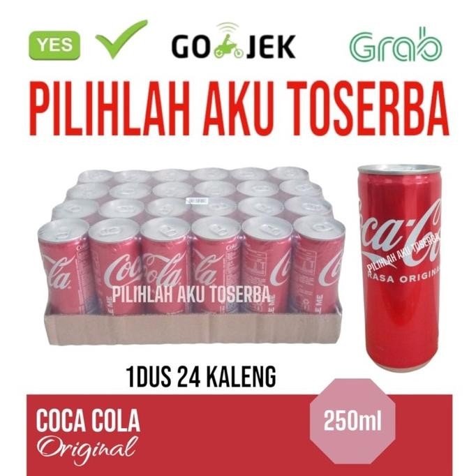 

Eelic Coca Cola Original Kaleng Can 250 Ml - ( Harga 1 Dus ) Ss-64