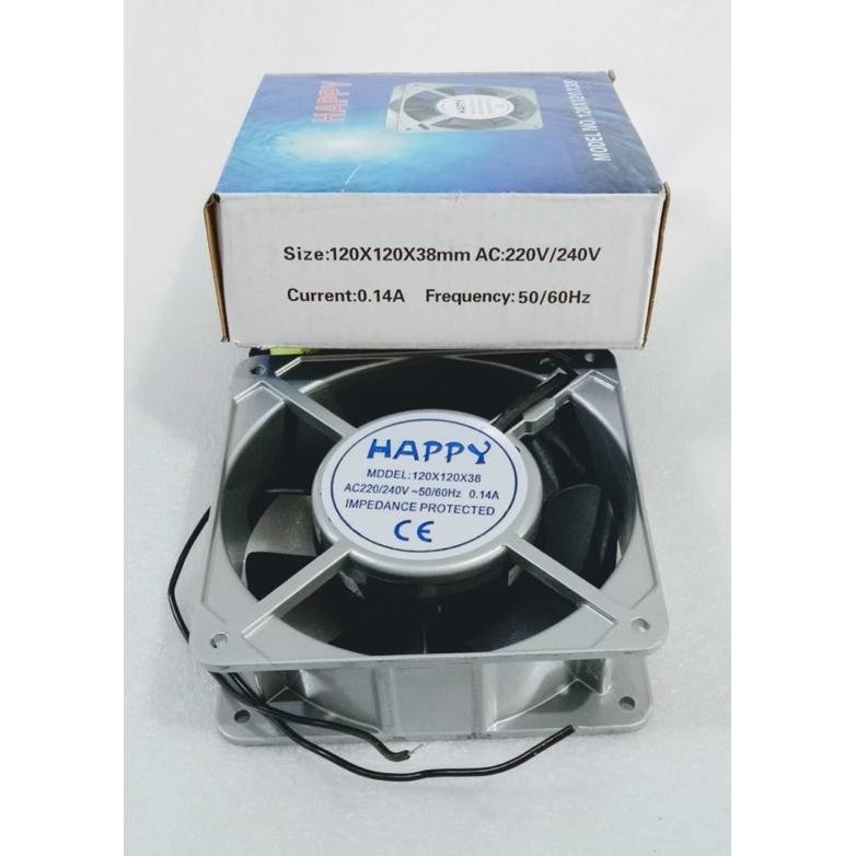 kipas Angin Pendingin - Cooling Fan BESI BESAR 12 X 12CM AC 220V POWER AMPLIFIER