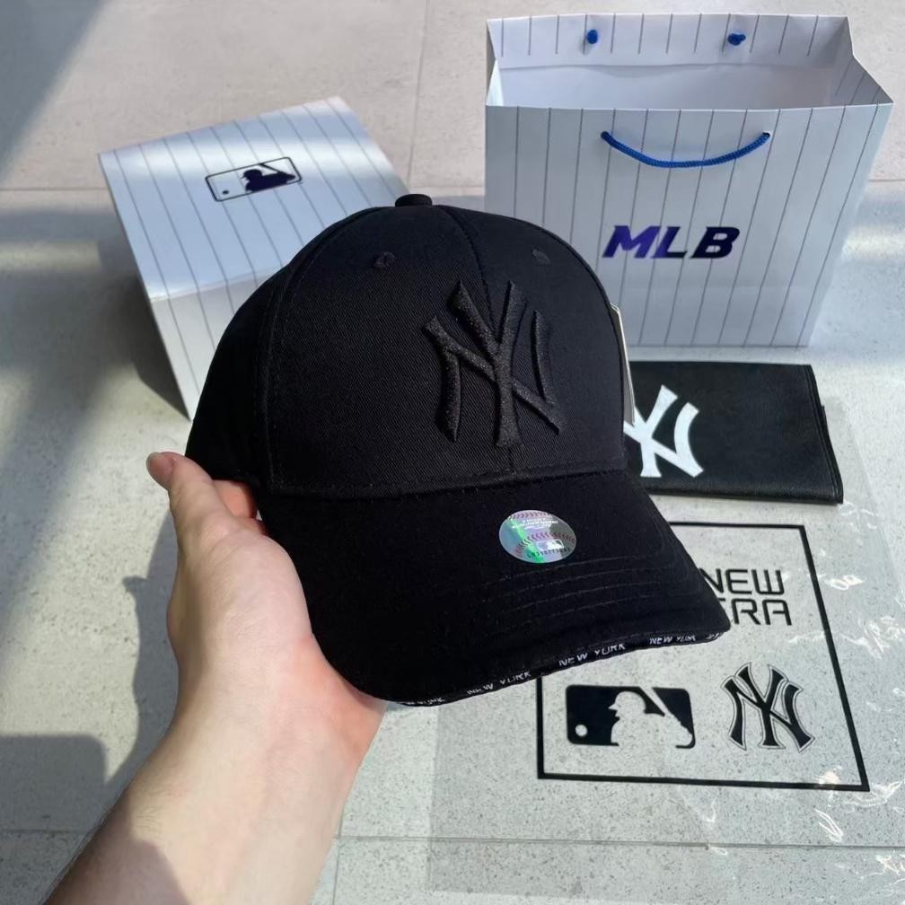 TOPI NY BASEBALL NY MINIFONT ORIGINAL BLACK CAPS MURAH