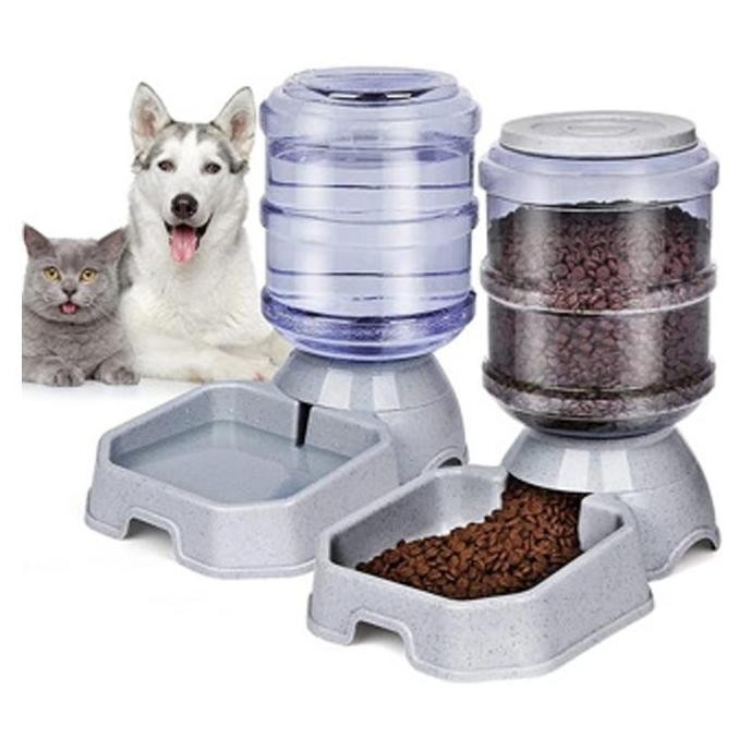 Tempat Makan Otomatis Tempat Minum Otomatis Dispenser Kucing Anjing