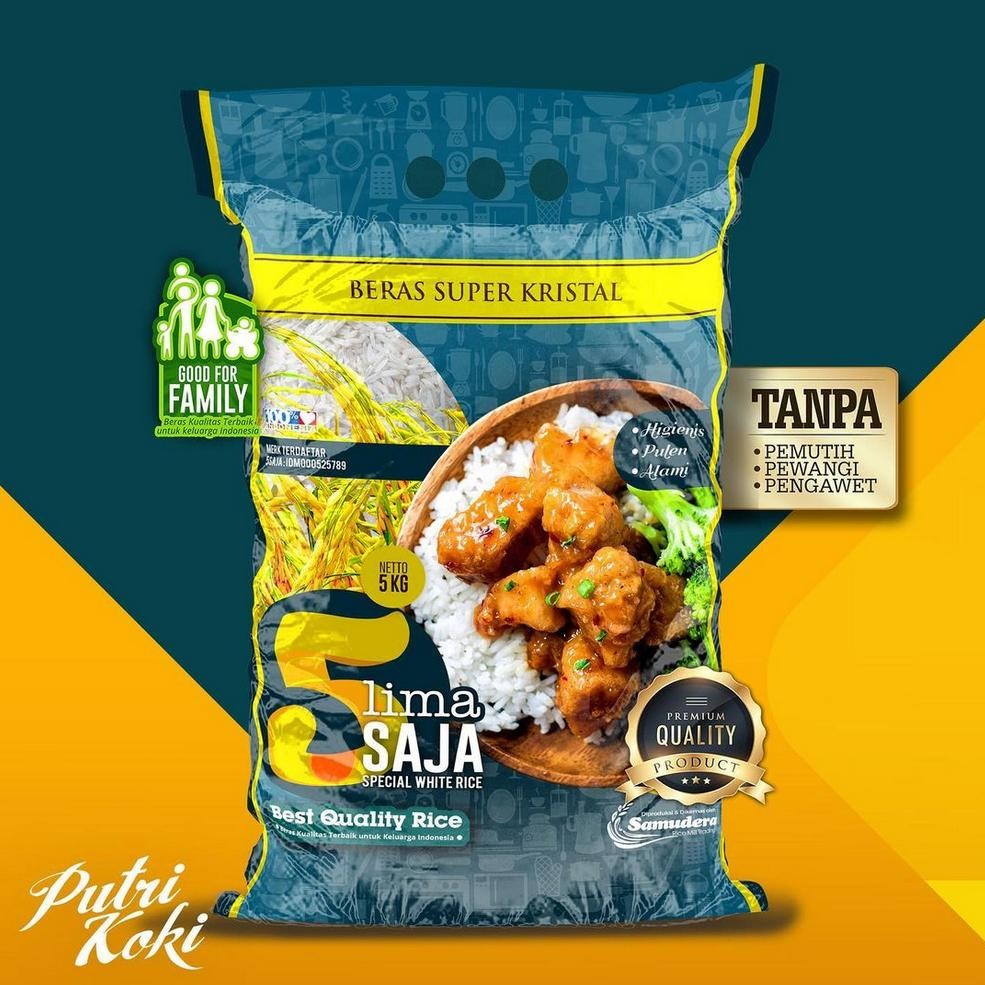 

Bf888S Beras Lima Saja 5 Kg Di-111