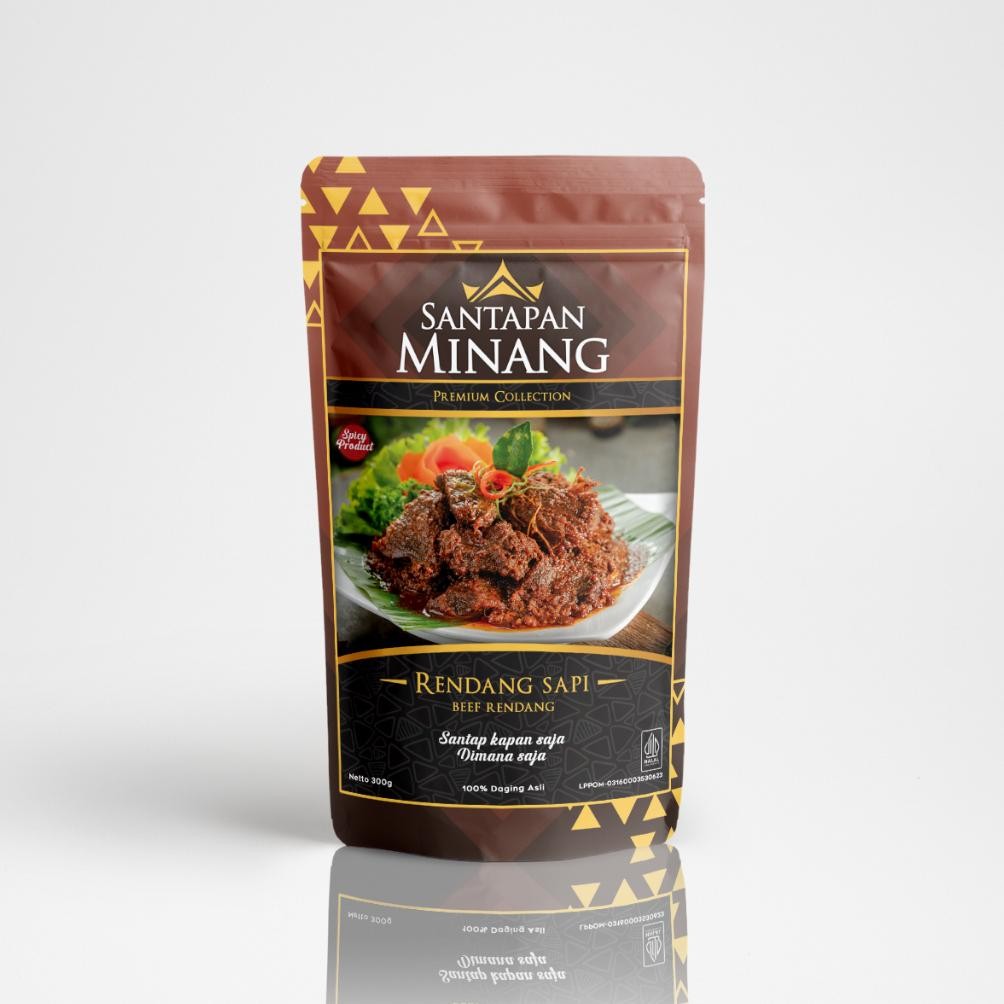 

Eelic Rendang Daging Sapi Asli Khas Padang 300 Gr Halal - Santapan Minang Ow42