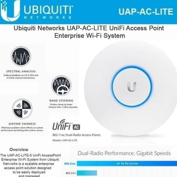 Ubiquiti,Unifi Ap Ac Lite, Uap-Ac-Lite New Stok