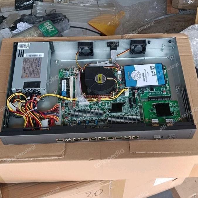 Rackmount 1U Server Mikrotik X86-64 Pc Spek Gahar Setara Ccr New Stok