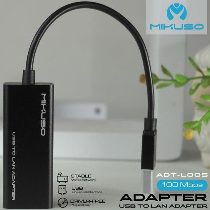 Connector Usb-Lan Nisuta Mikuso Adt-L005 Pro New Stok