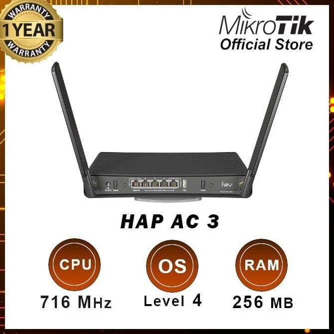 Hap Ac3 Wireless Router New Stok