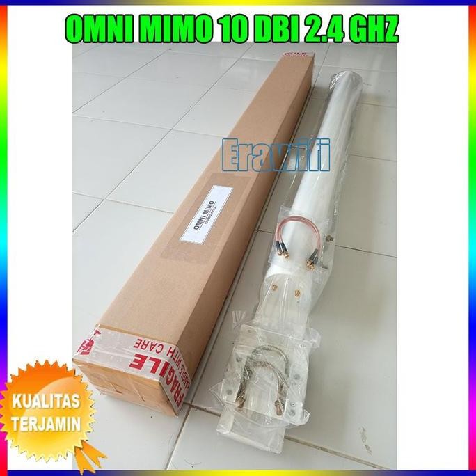 Antena Wifi Hotspot Outdoor Omni Mimo Gnet 2,4 Ghz 10 Dbi + Cpe220Ext New Stok