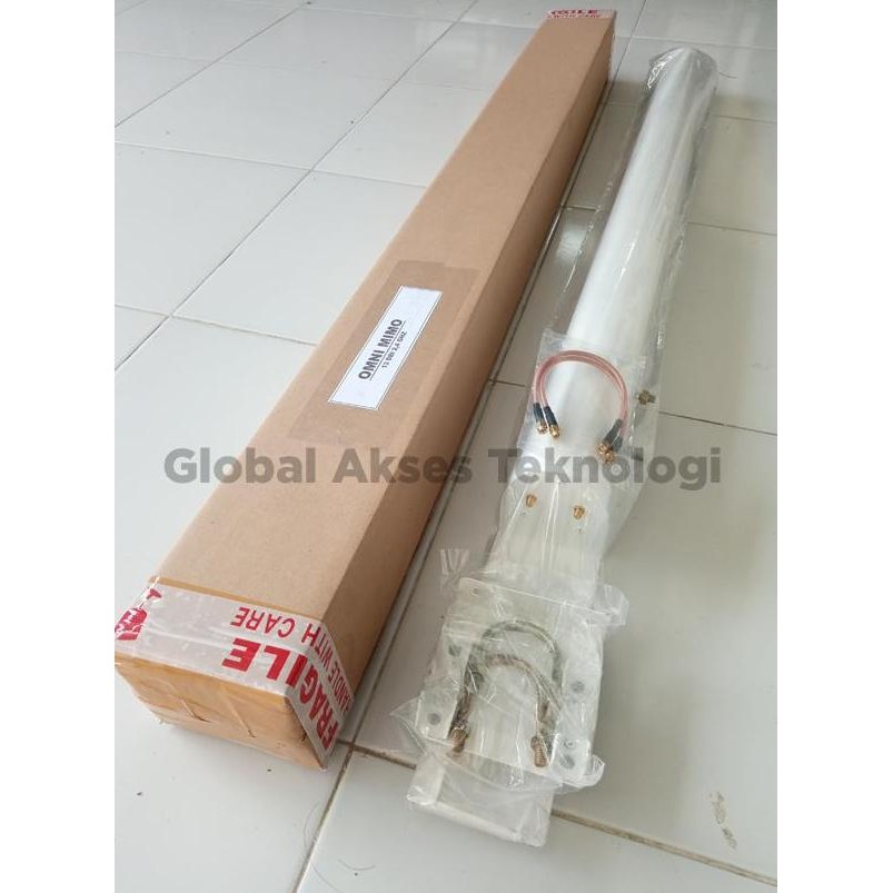 Antena Wifi Omni Mimo 10 Dbi 2.4 Ghz 360 & Tp Link Cpe220 Ext 30 Dbm New Stok