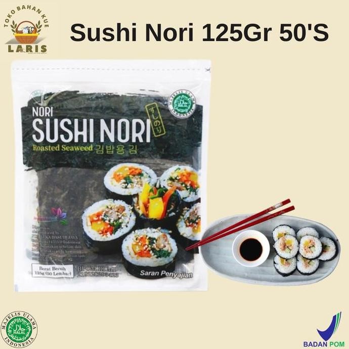 

JH8 Sushi Nori 125Gr (50 Lembar)