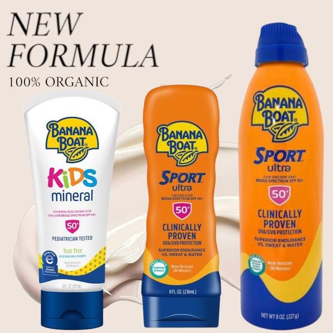 Banana Boat Sport Sunscreen Spray SPF 50 [terbaik]