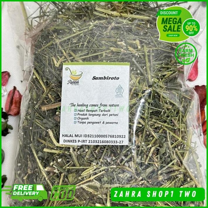 

SIMPLISIA SAMBIROTO KERING BERAT PRODUK 100 GRAM BEST PRODUK