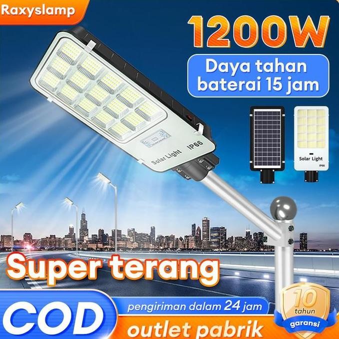 TERBARU Garansi 10 tahunLampu Jalan Tenaga Surya Matahari lampu dinding 400W/600W/800/1000W Solar Se