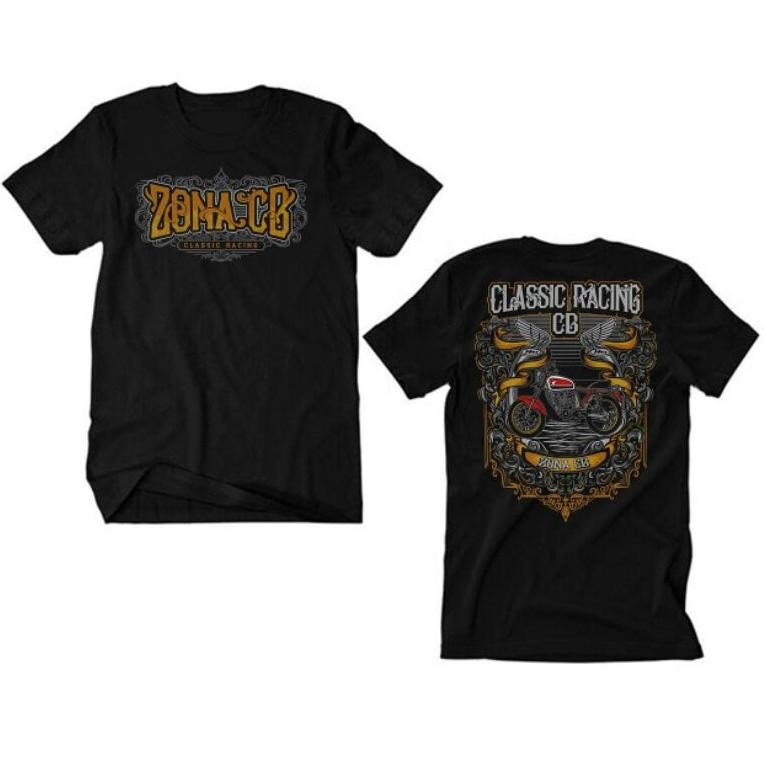 Promo Kaos Cb Racing Kaos Zona Cb Original Classic Racing Gl 100 Megapro Tiger Indonesia Hondagank