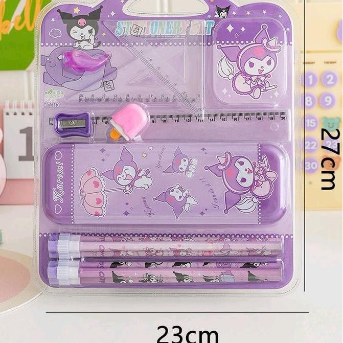 

Set Alat Tulis 12in1 Paket Pensil ATK Anak sekolah Stationery Gift Set Kotak Pensil Penghapus Penggaris Rautan Grip Perlengkapan Menulis Souvenir Birthday Kado Ultah Murah Pencil Case Kaleng Unik Lucu tms