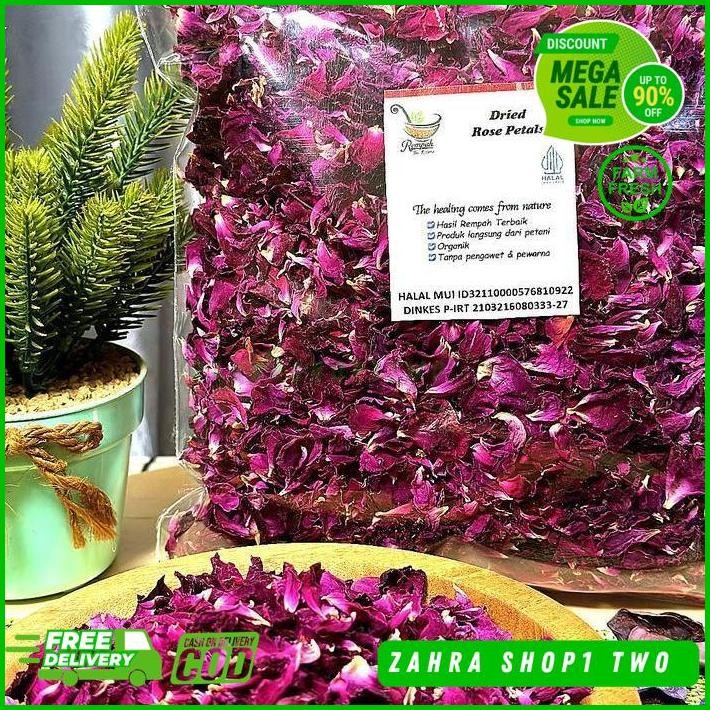

SIMPLISIA BUNGA MAWAR KERING BERAT BERSIH PRODUK 100 GRAM TERJAMIN BEST