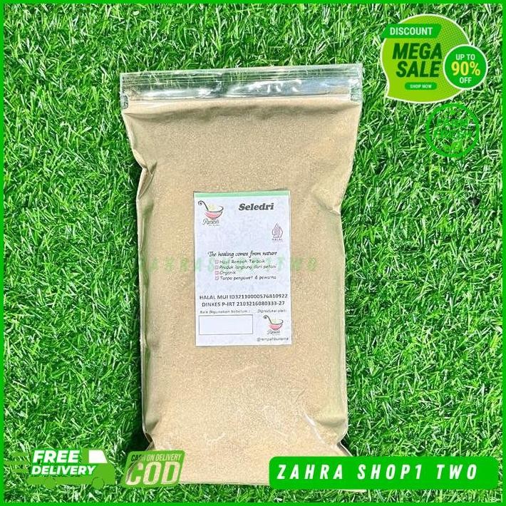 

DAUN SELEDRI BUBUK 50 GRAM - REMPAH BU RISMA DIJAMIN GRATIS ONGKIR