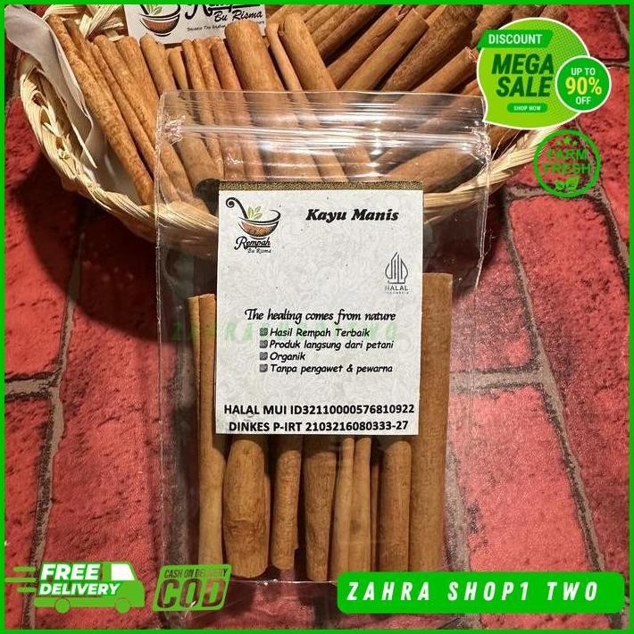 

KAYU MANIS STICK UTUH BERAT PRODUK 50 GRAM BEST PRODUK