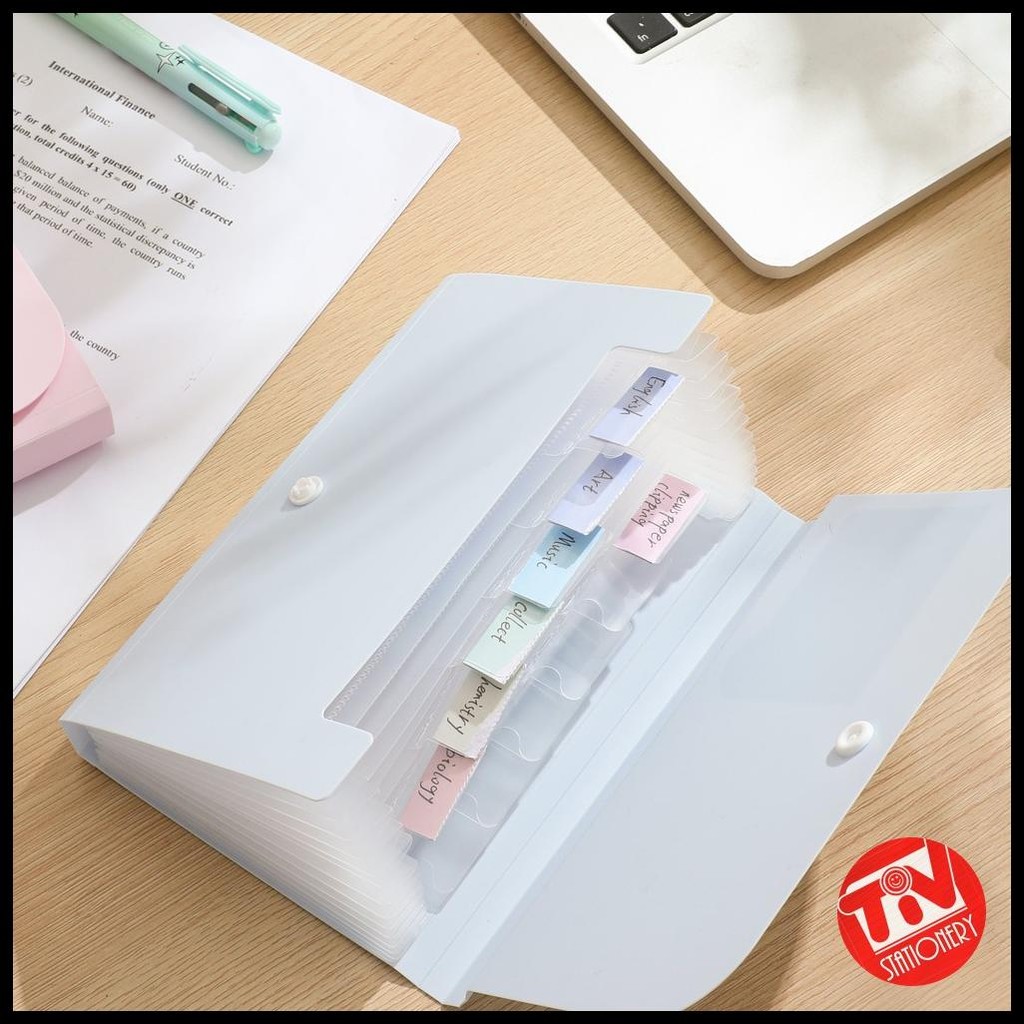 

[DELI X AGNEZ MO] DELI EXPANDING FILE / TAS DOKUMEN / MAP HARMONIKA A6 13 SLOT CF699