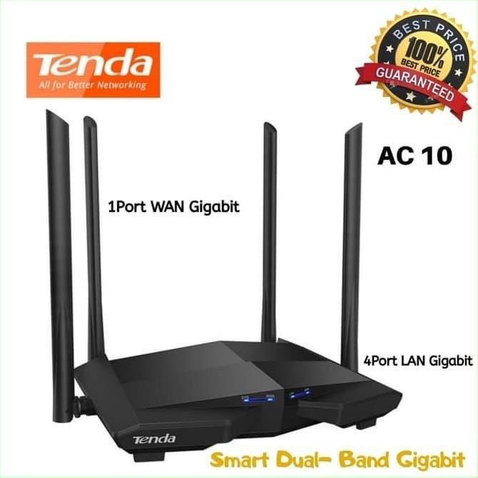 Tenda Ac10 - Tenda Ac10U Router Wireless New Stok