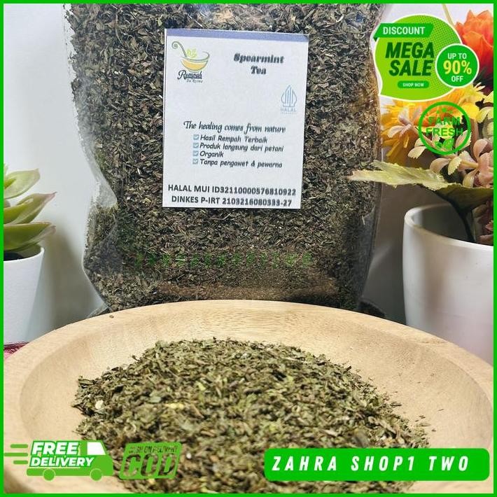 

SPEARMINT TEA - TEH DAUN SPEARMINT 50 GRAM REMPAH BU RISMA DIJAMIN GRATIS ONGKIR