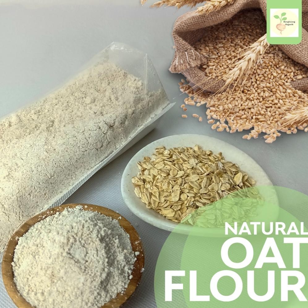 

Natural Oat Flour 1Kg - Tepung Oat, Fine Grade, Oatmeal SV13