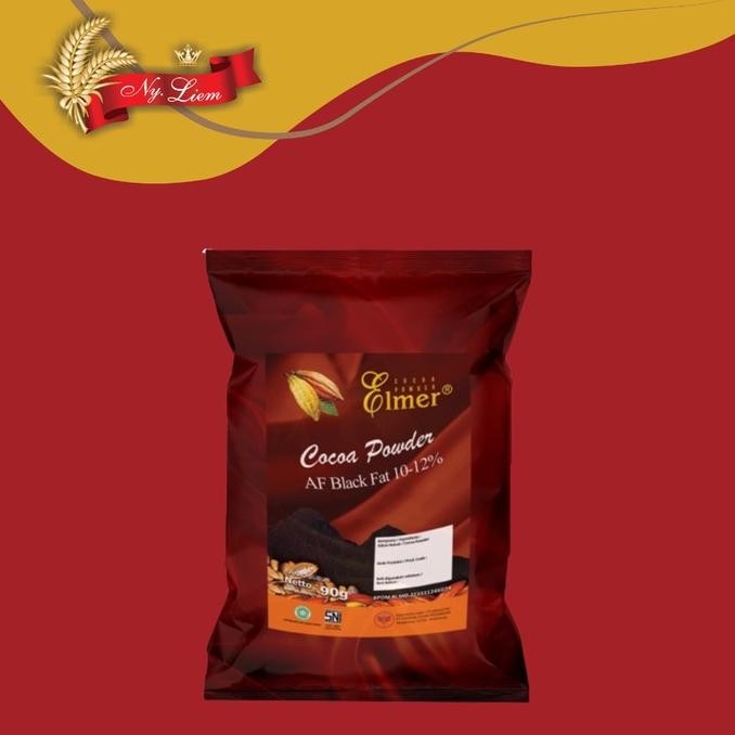 

ELMER Cocoa Powder African Black Fat 10 - 12 % SACHET 90 gram SV