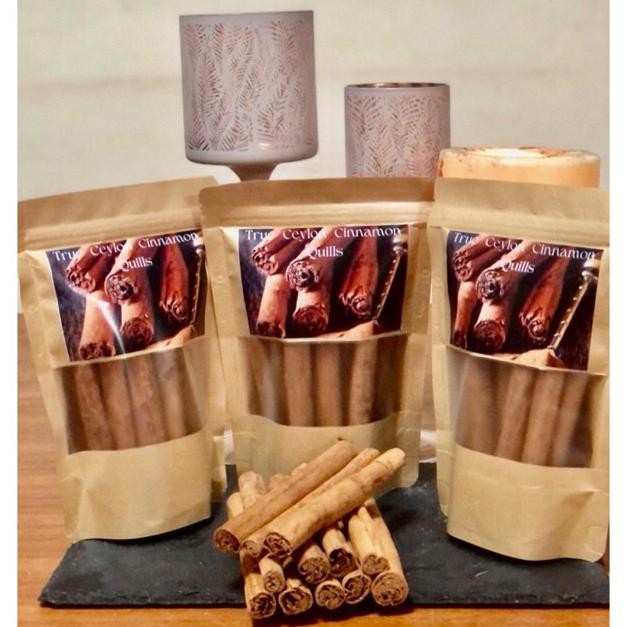 

True Ceylon Cinnamon Quills Kayu Manis Lapisan Dalam Asli Dari Sri Langka.