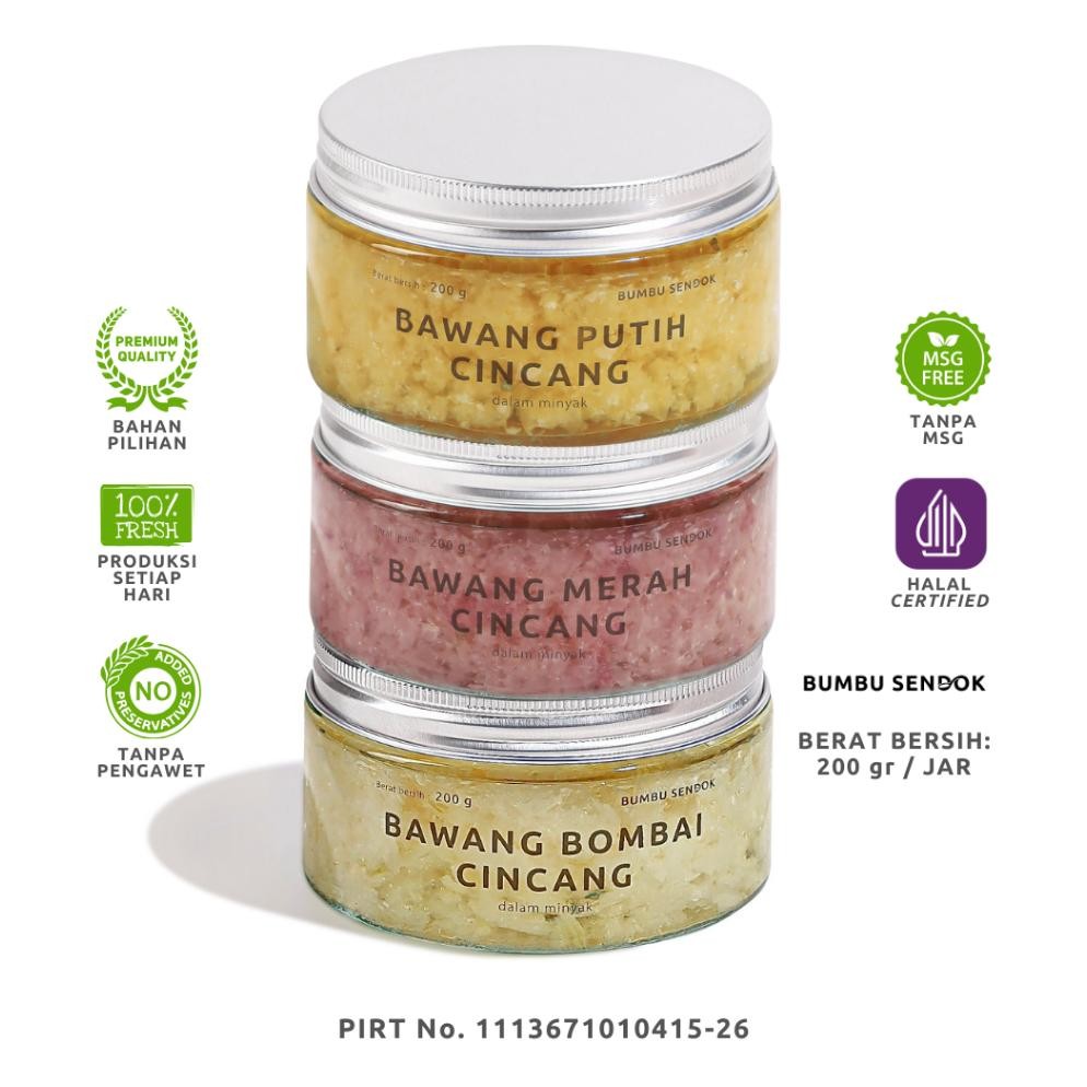 

Bawang Putih Bawang Merah Bawang Bombai BUMBU SENDOK Halus Dapur Instan Masak Homemade Basah Tanpa MSG Lengkap Komplit Giling MPASI Putih Merah Bombay Kating Brebes Cincang Iris Baceman Cepat Saji Favorit Premium Set Combo Mix