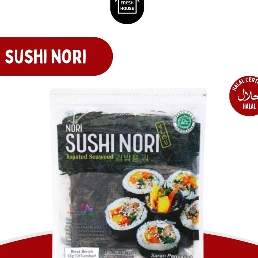 

Sushi N Rumput Laut Roasted Seaweed 10Lembar