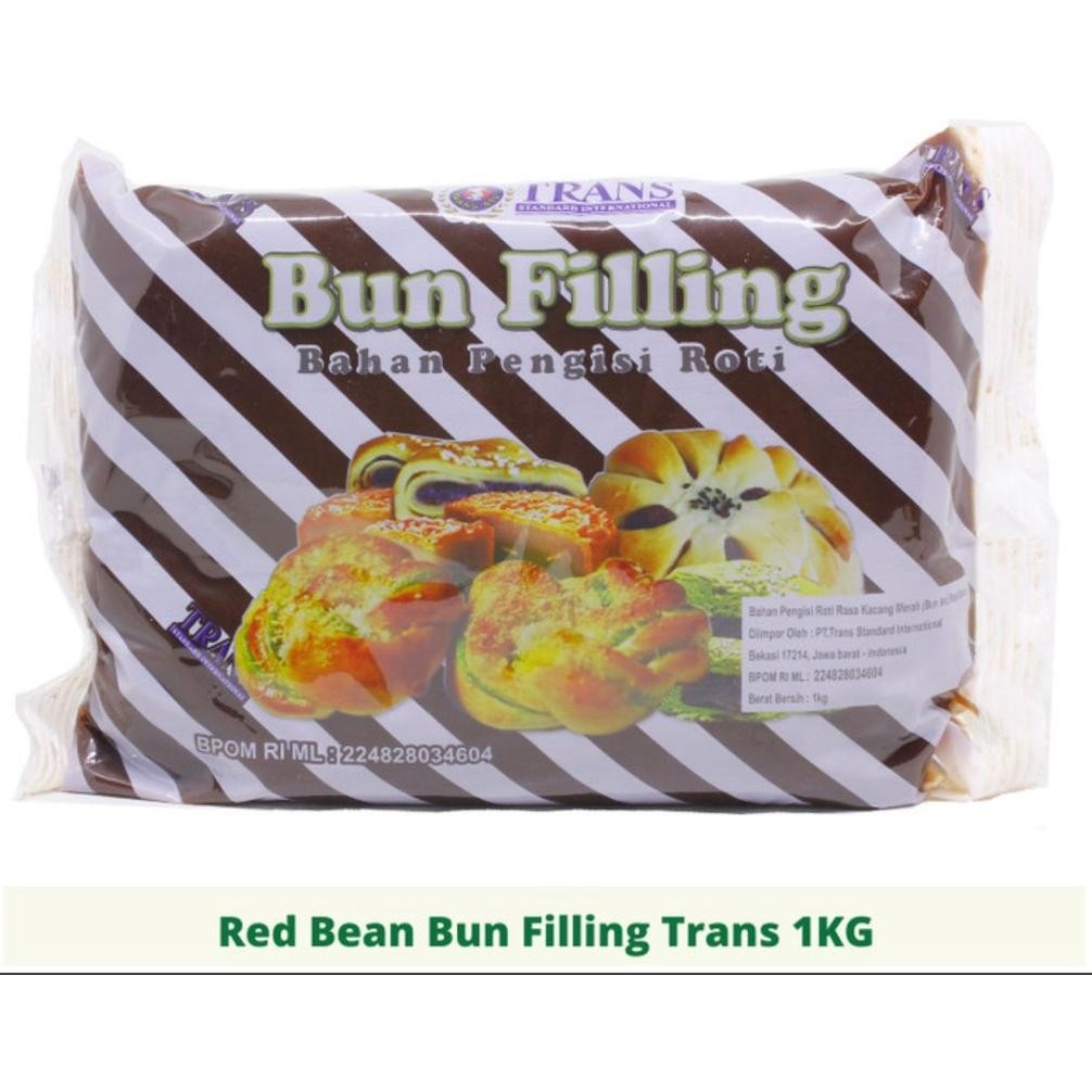 

Trans Bun Filling Flavour Red Bean 1kg - Isian Roti Rasa Kacang Merah SV