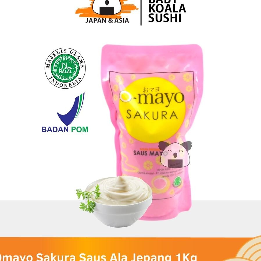 

Omayo Sakura Mayo Ala Jepang 1 Kg Halal Mayonnaise