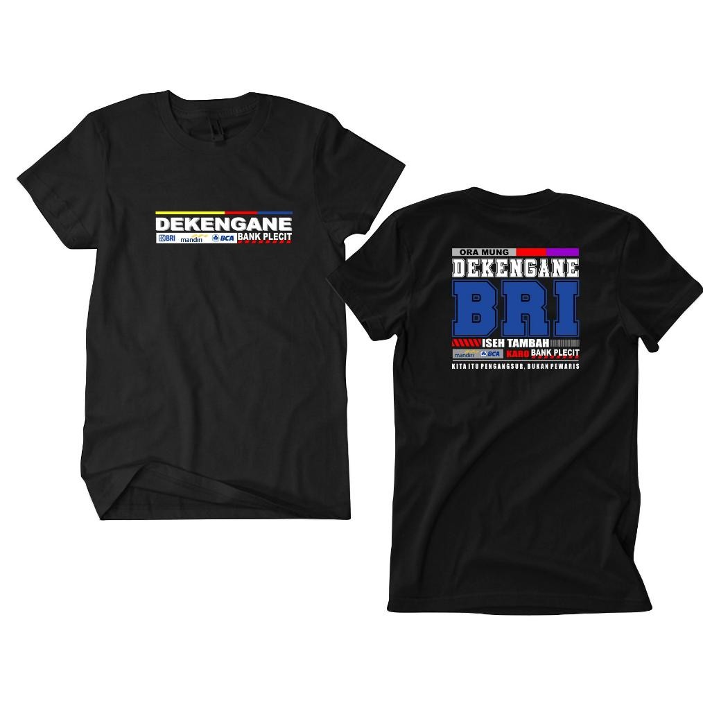 Promo Kaos Dekengan Pusat Bri Bca Mandiri Oblong Murah