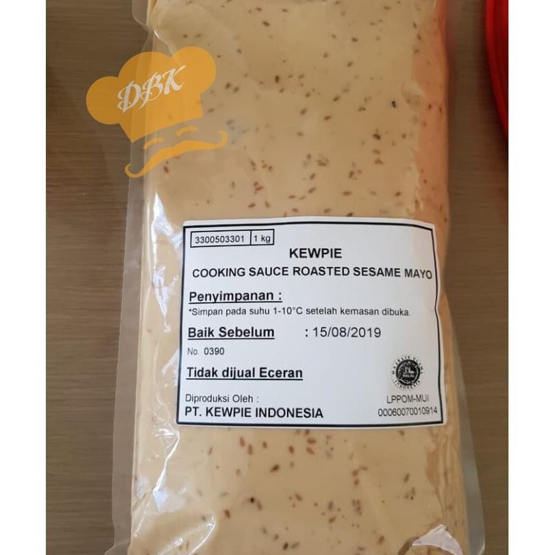 

Kewpie Cooking Sauce Roasted Sesame Mayo 1Kg Wijen Sangrai Mayonnaise