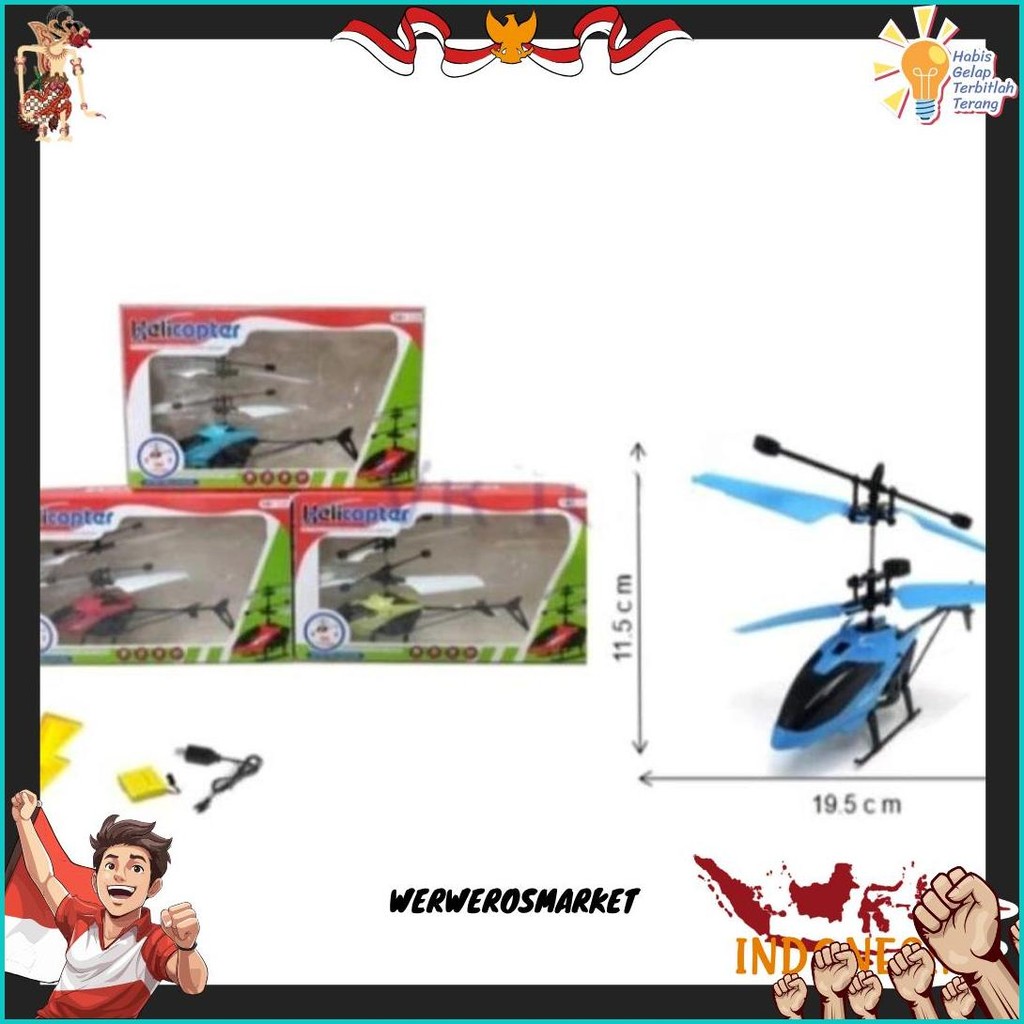 Mainan Anak Drone Helikopter Remote Kontrol/Mainan Anak Helikopter Tangan Drone Terlaris