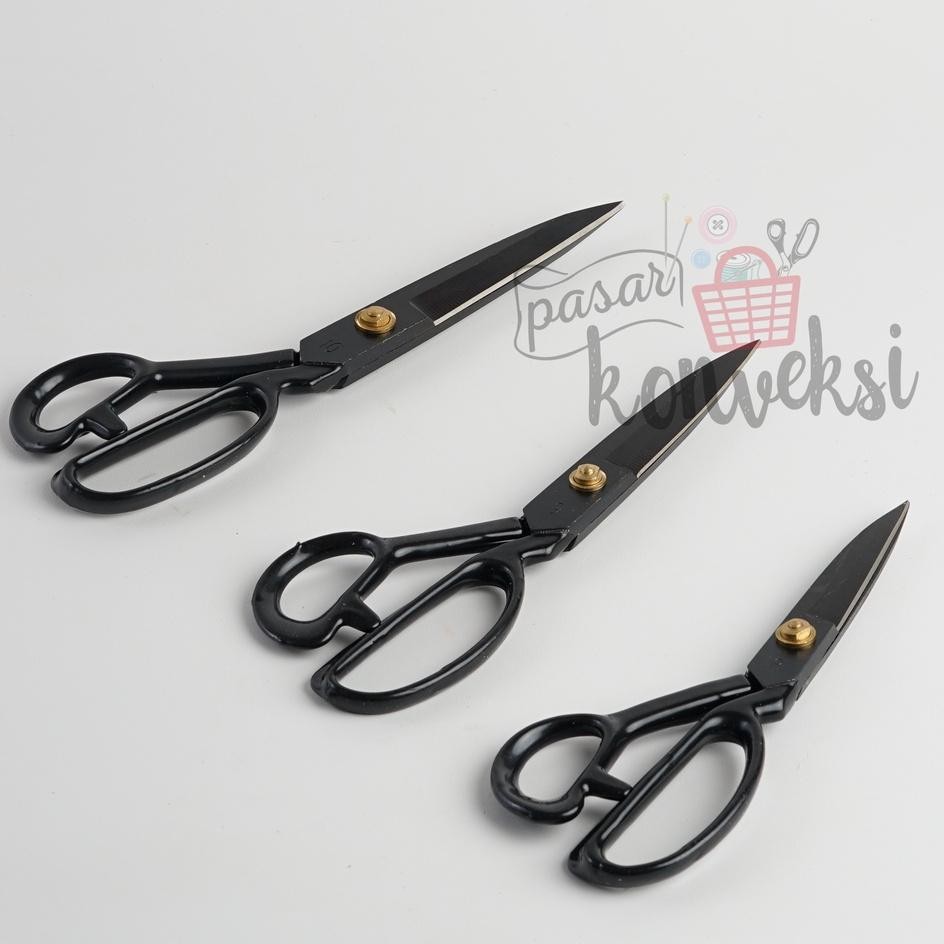

Gunting Kain Shuaipu 8910 Gagang Dilapis Karet Hitam