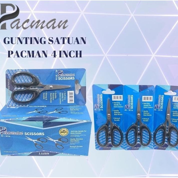 

Grosir 1Box12Pcs Pacman Gunting 4Inch Gunting Kecil