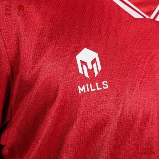 Jersey Bola Timnas indonesia Mills Home Kit Sport 2022 2023