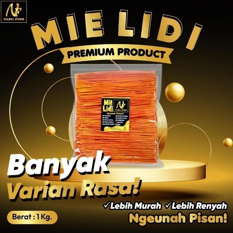 

{Salt} Termurah Mie Lidi Nabil 1000Gr/1Kg Super Renyah Berbagai Rasa Kiloan Uk-12