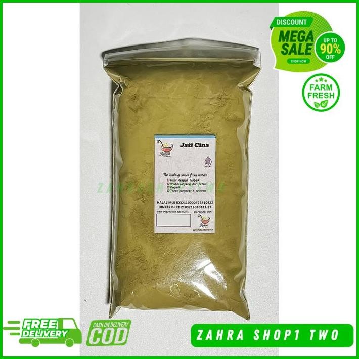 

DAUN JATI CINA BUBUK 1 KG PREMIUM TERMURAH